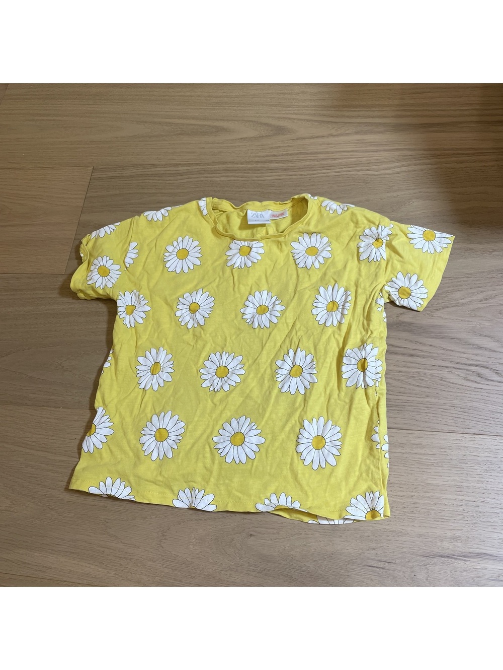 Zara Kids Yellow T-Shirt – Size 4T/4